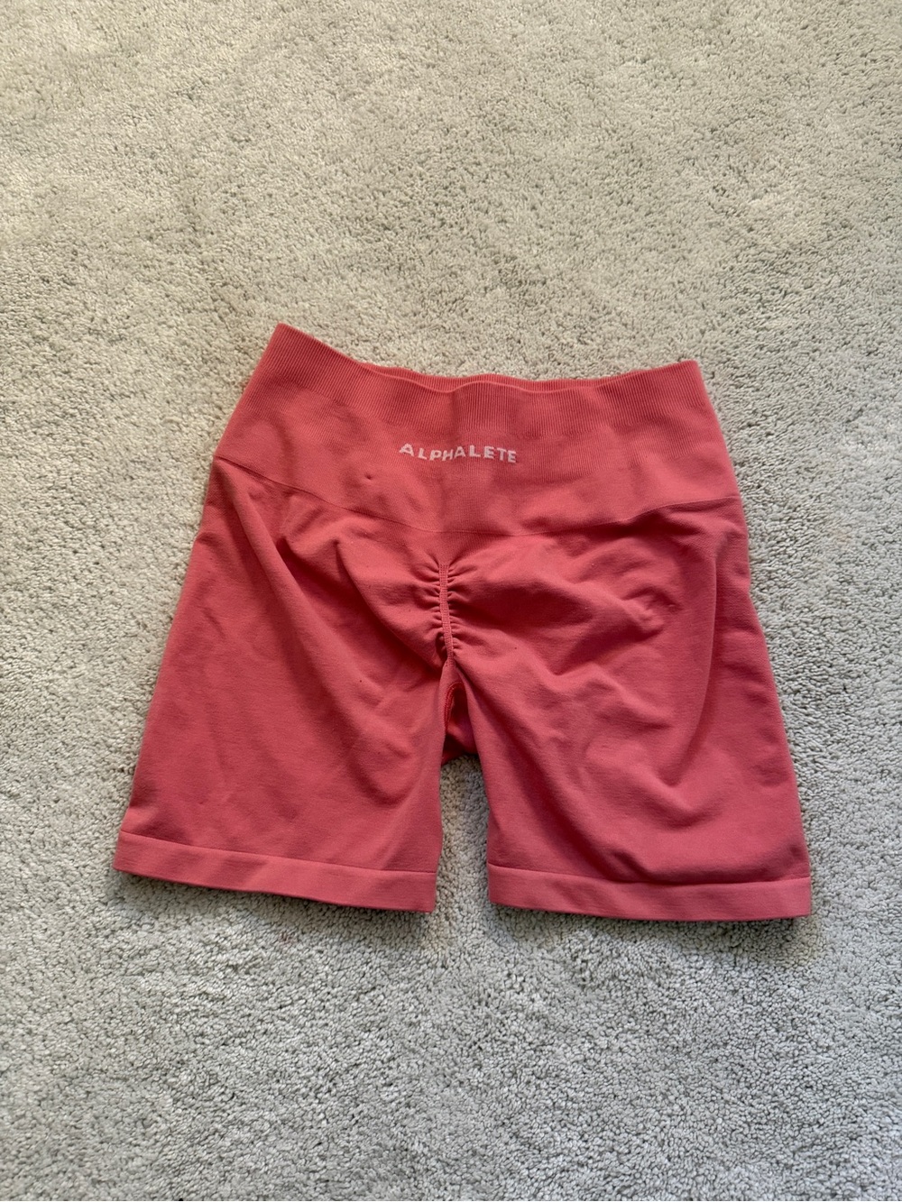 Alphalete Women's Bike Shorts in Dusty Rose